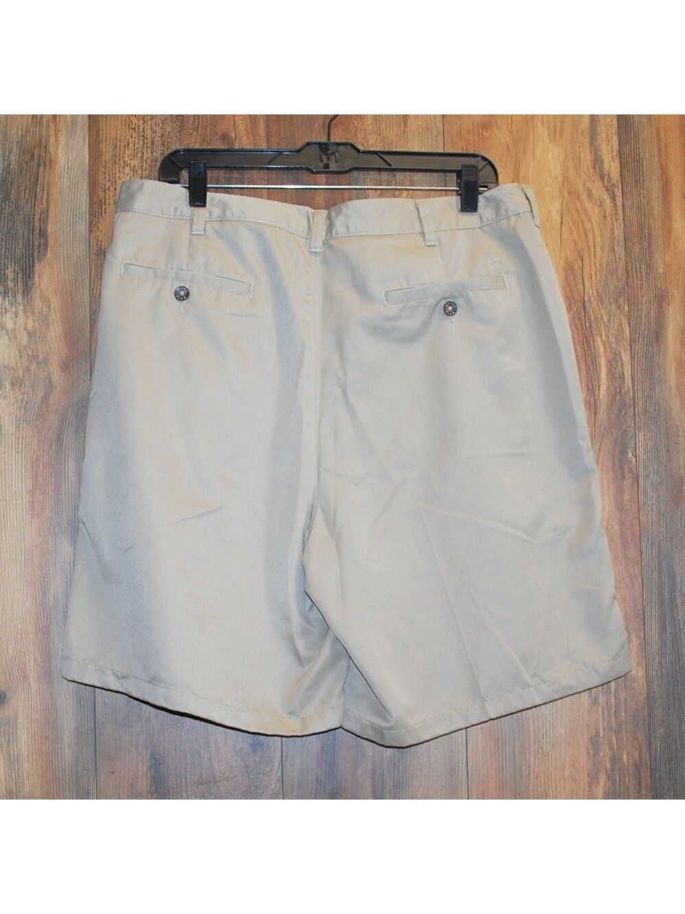 Grand Slam Mens Khaki Dress Casual Shorts 36